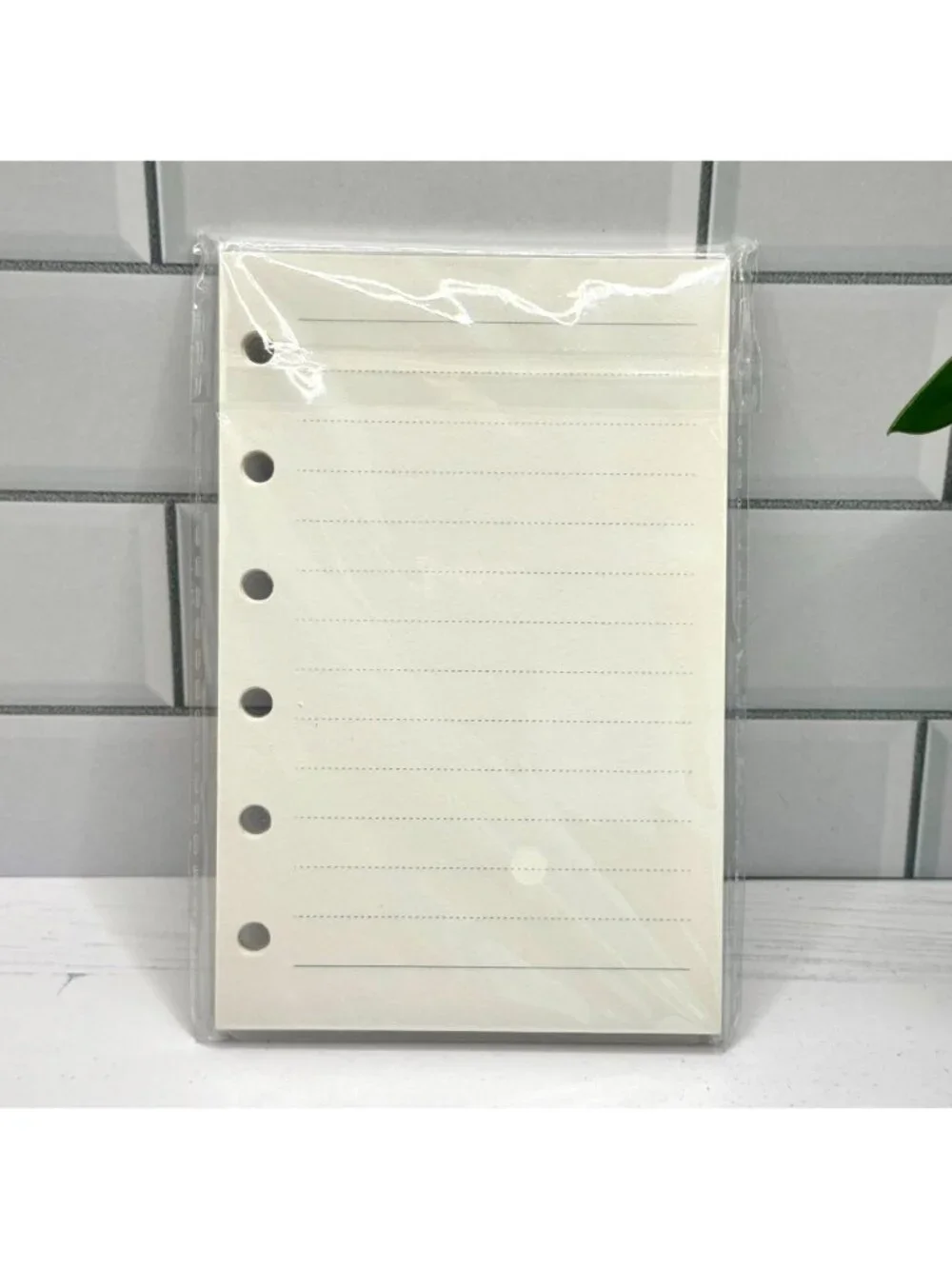 A7 Planner Refill Line Paper 6 Hole Binder Inserts 4 Pack for Planner Organizer